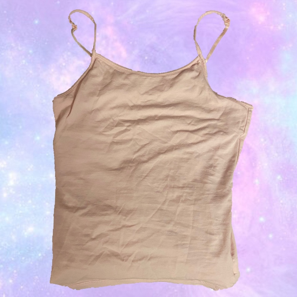 super cute basic baby pink pastel tank top